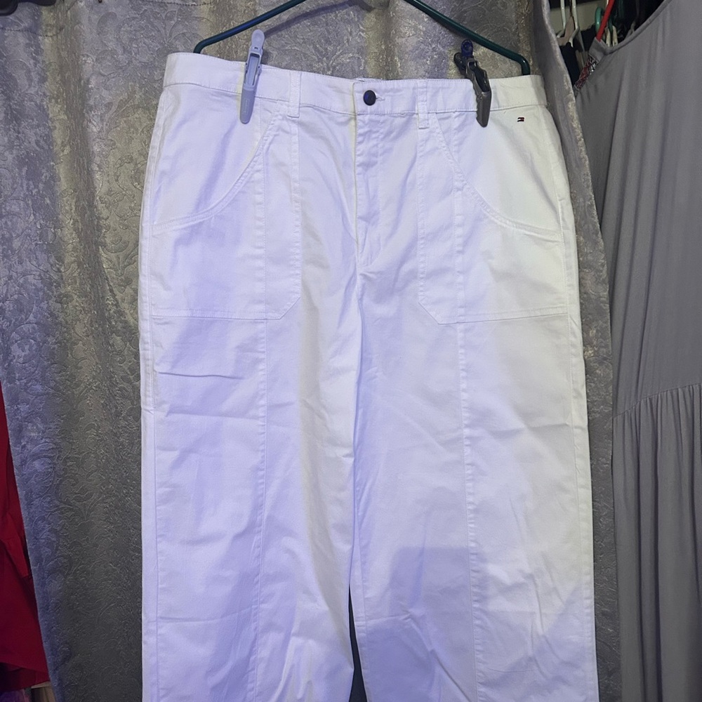 Tommy Hilfiger White Casual Pants size 16